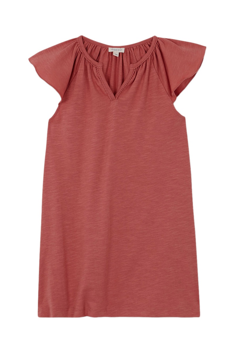 Robe Rouge brique chiné