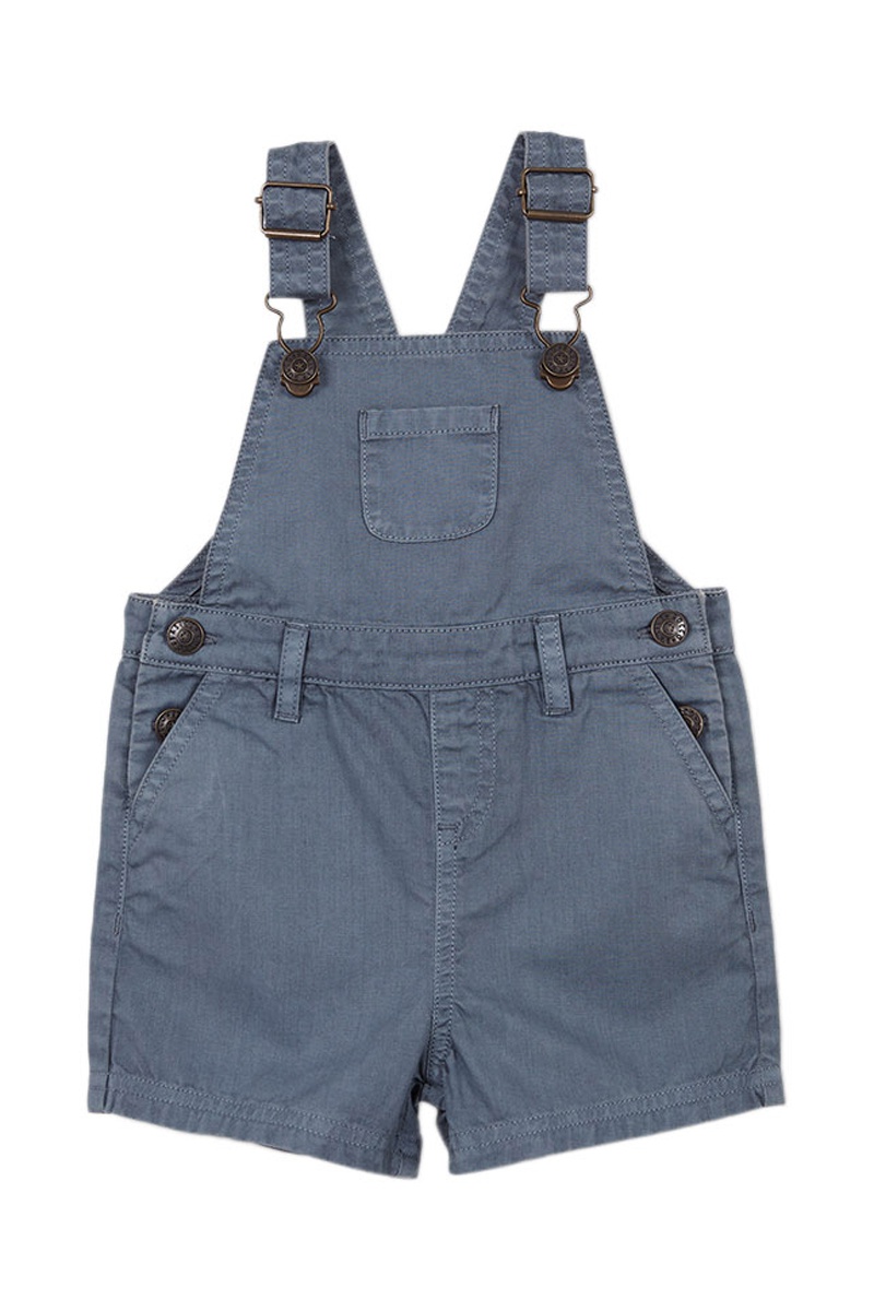 Salopette-short Bleu foncé