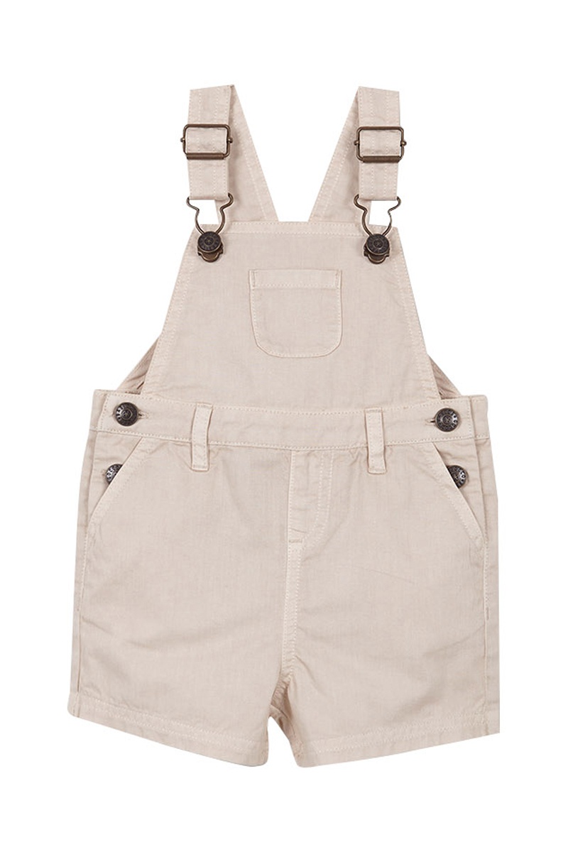 Salopette-short Beige