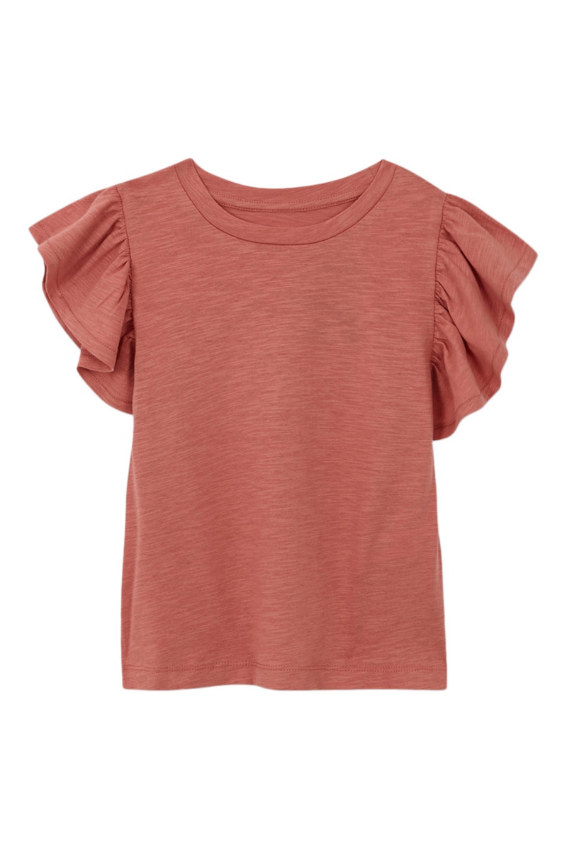 T-shirt Rouge brique chiné
