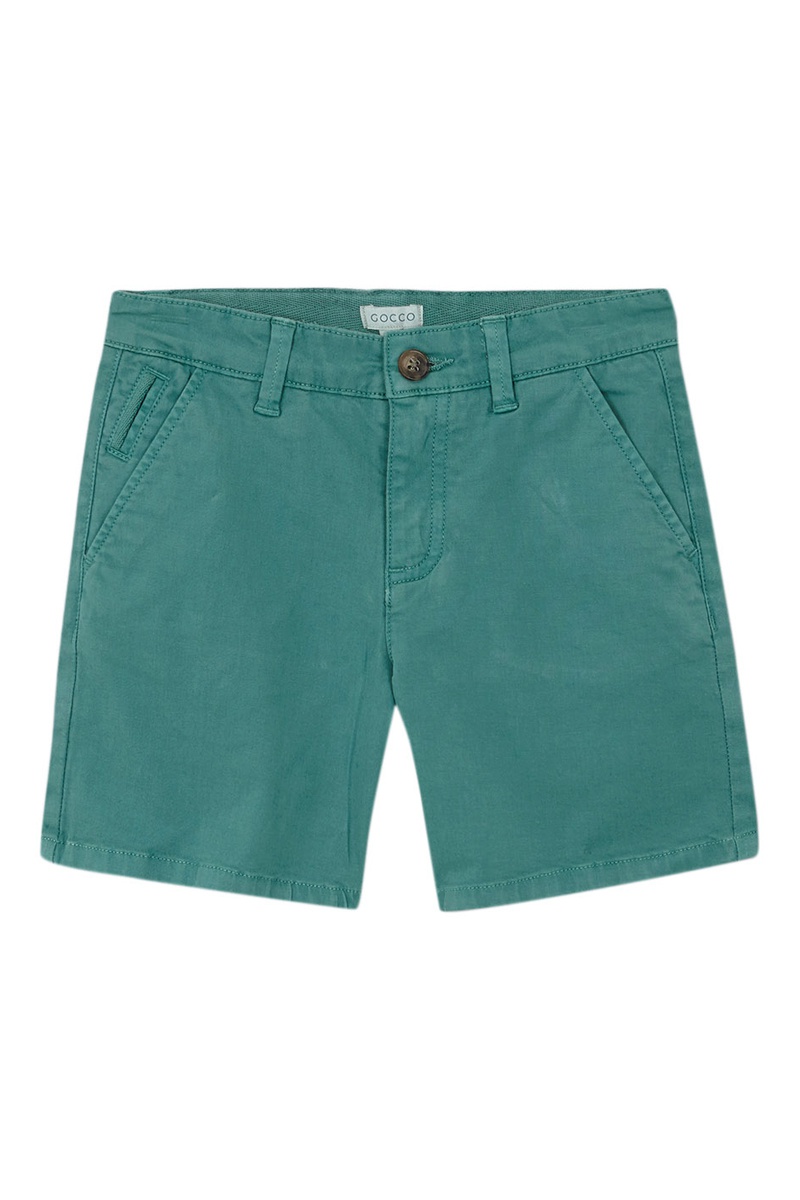 Bermuda en jean Vert
