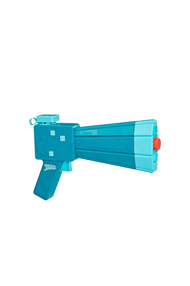Blaster à eau Nerf Super Soaker Minecraft Glow Squid - Dès 8 ans 