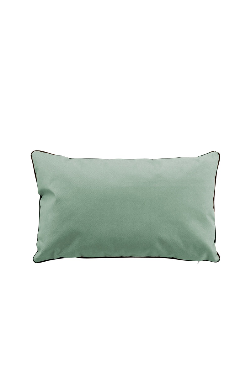 Coussin déhoussable Siesta Vert d'eau - 30 x 50 cm