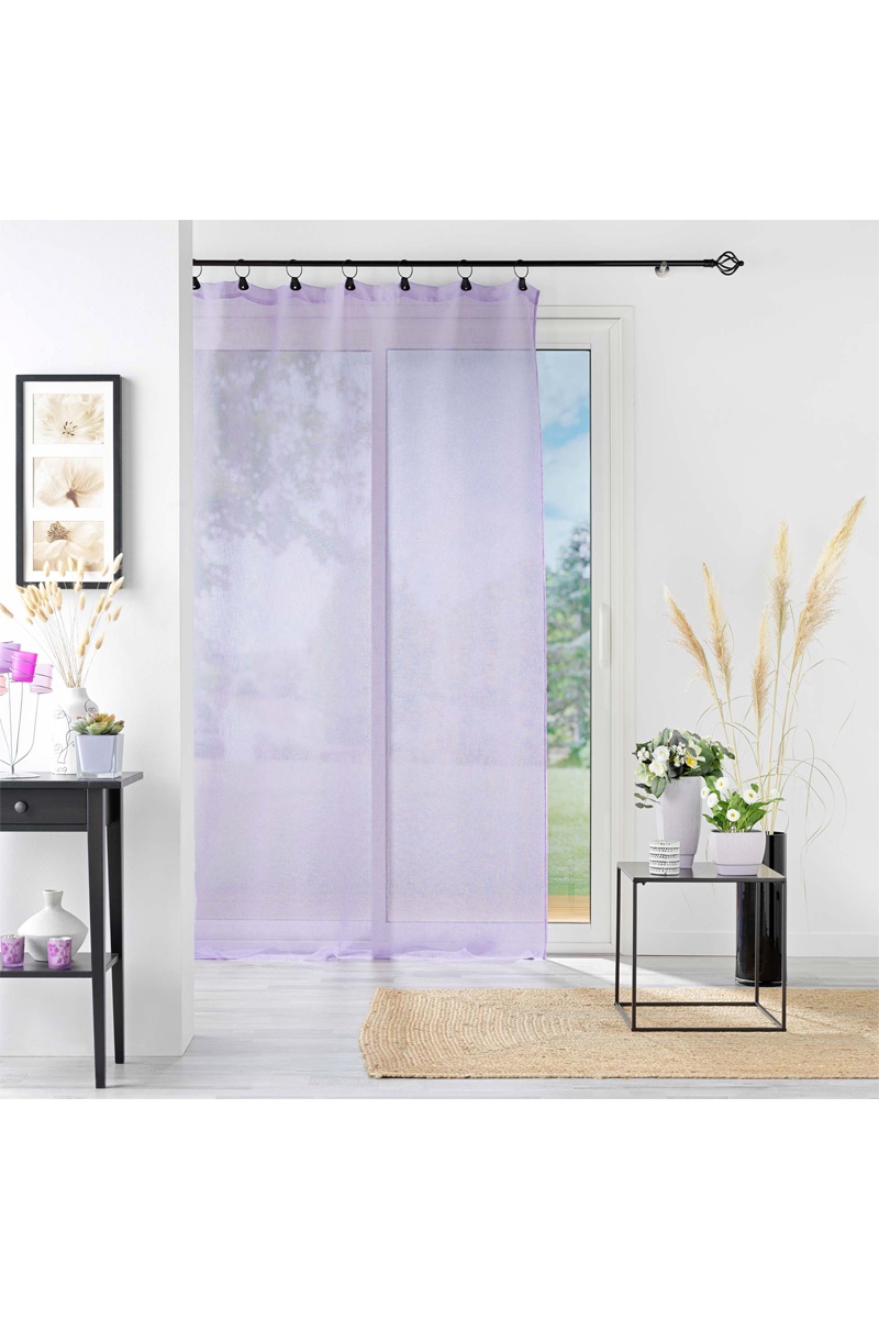 Voilage Linka Lilas - 140 x 240 cm