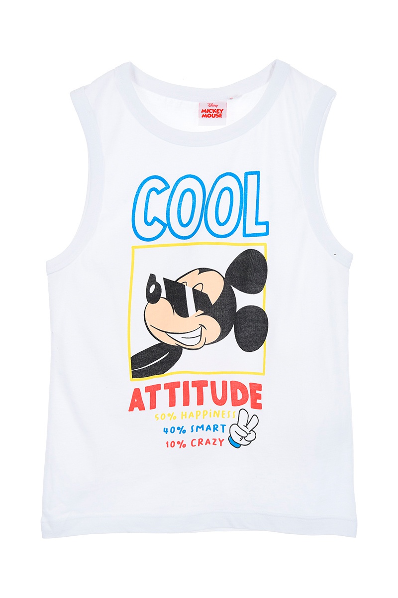 Débardeur Mickey Disney Blanc