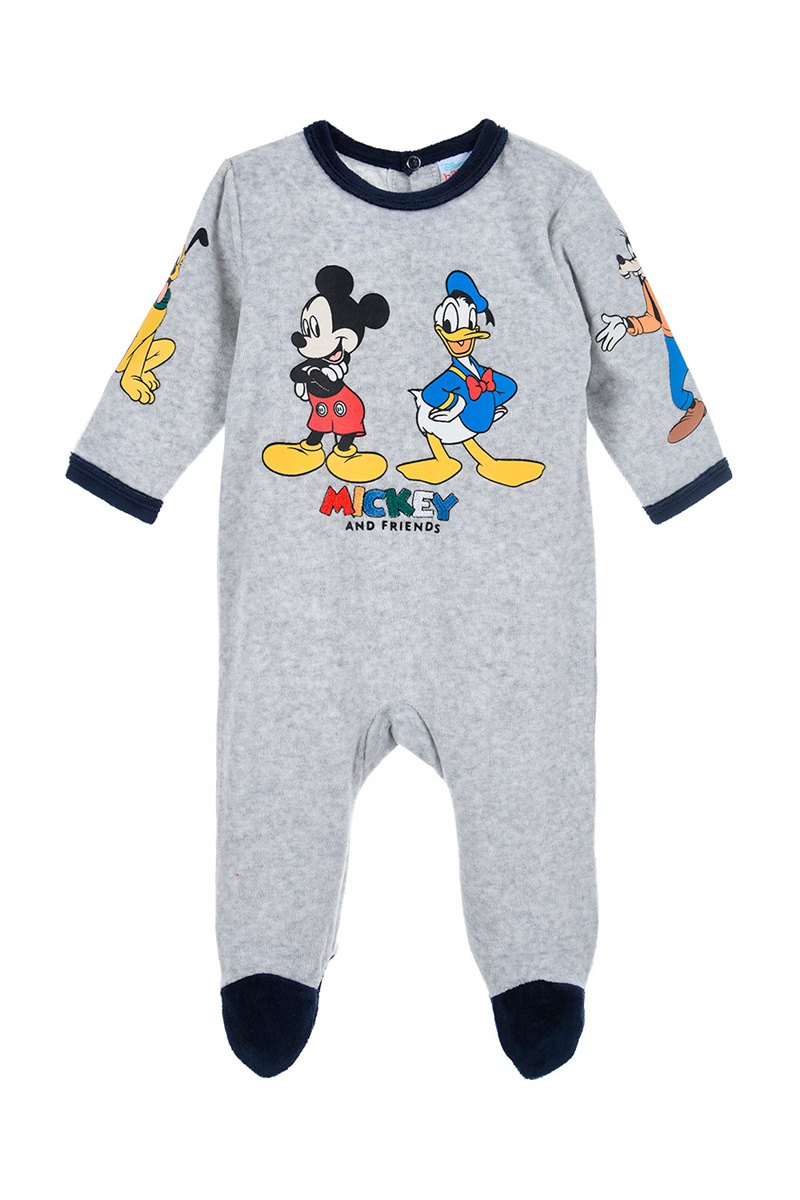 Grenouillère Disney Gris clair chiné