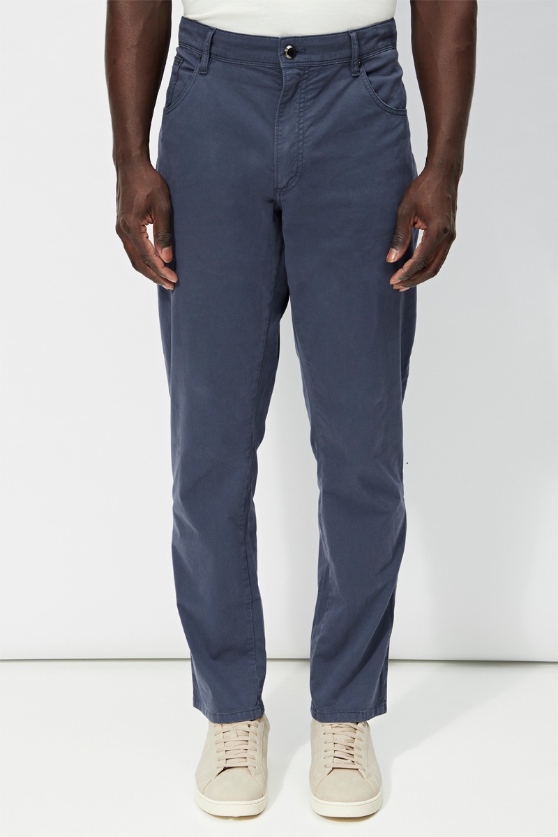 Pantalon chino Bleu
