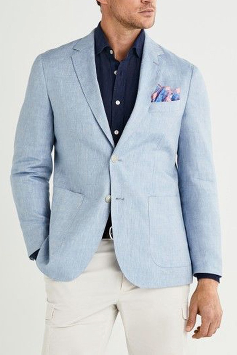 Veste en lin Ciel chiné