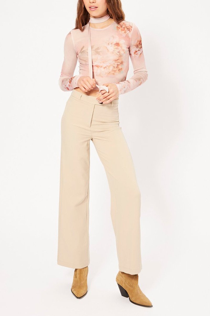 Crop Top Rose New Look - Taille 10 - Bon état - Offres Bienvenues