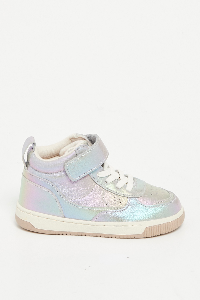 Baskets montantes Argenté