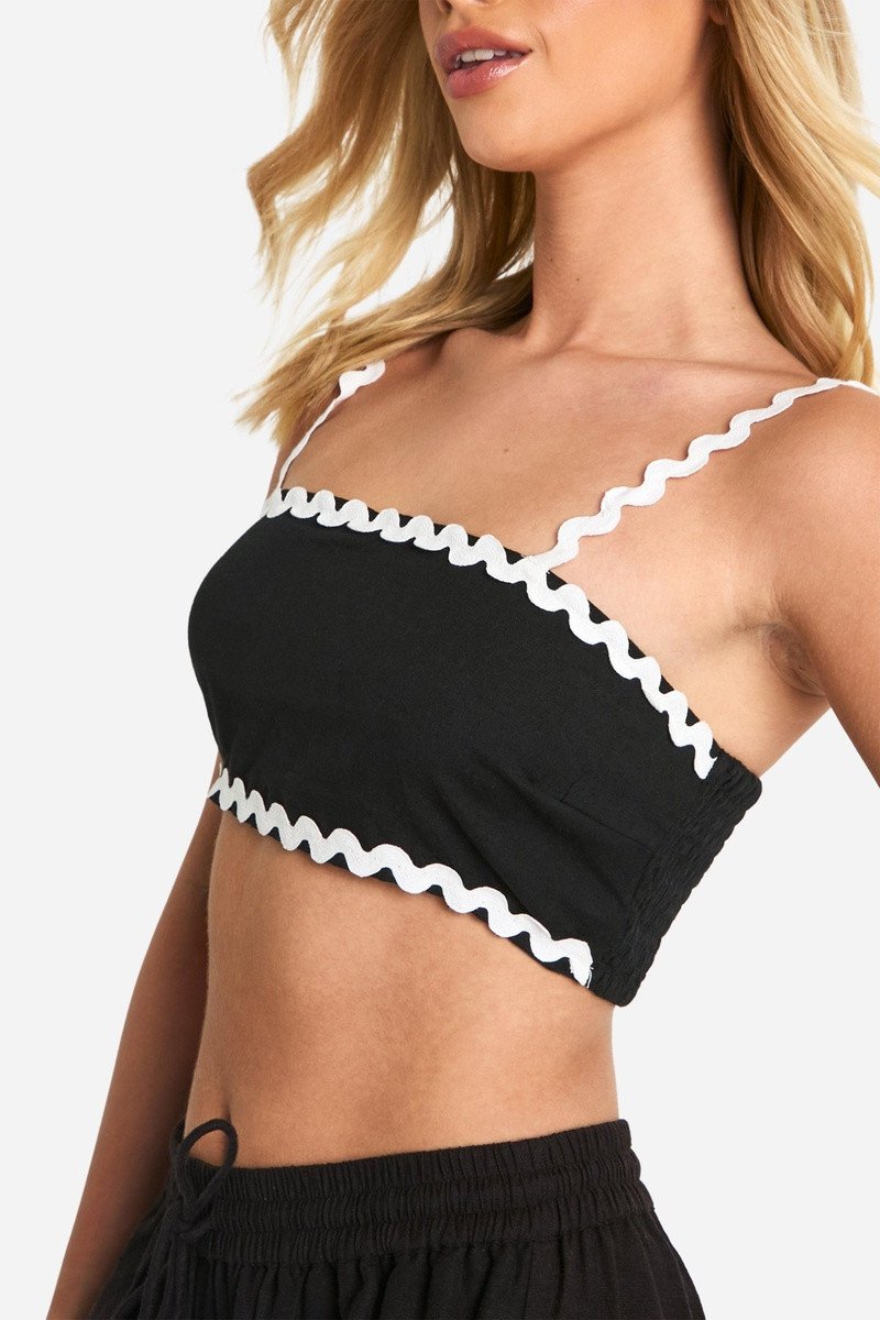 Crop top - Negro