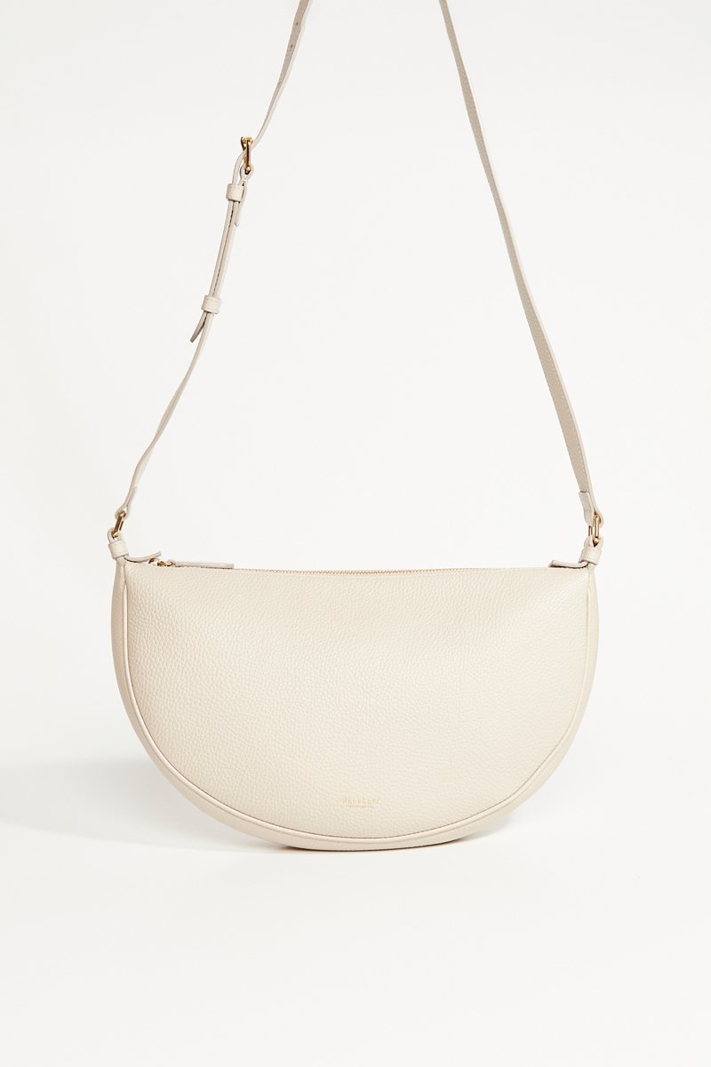 Sac bandoulière en cuir Sting - Blanc